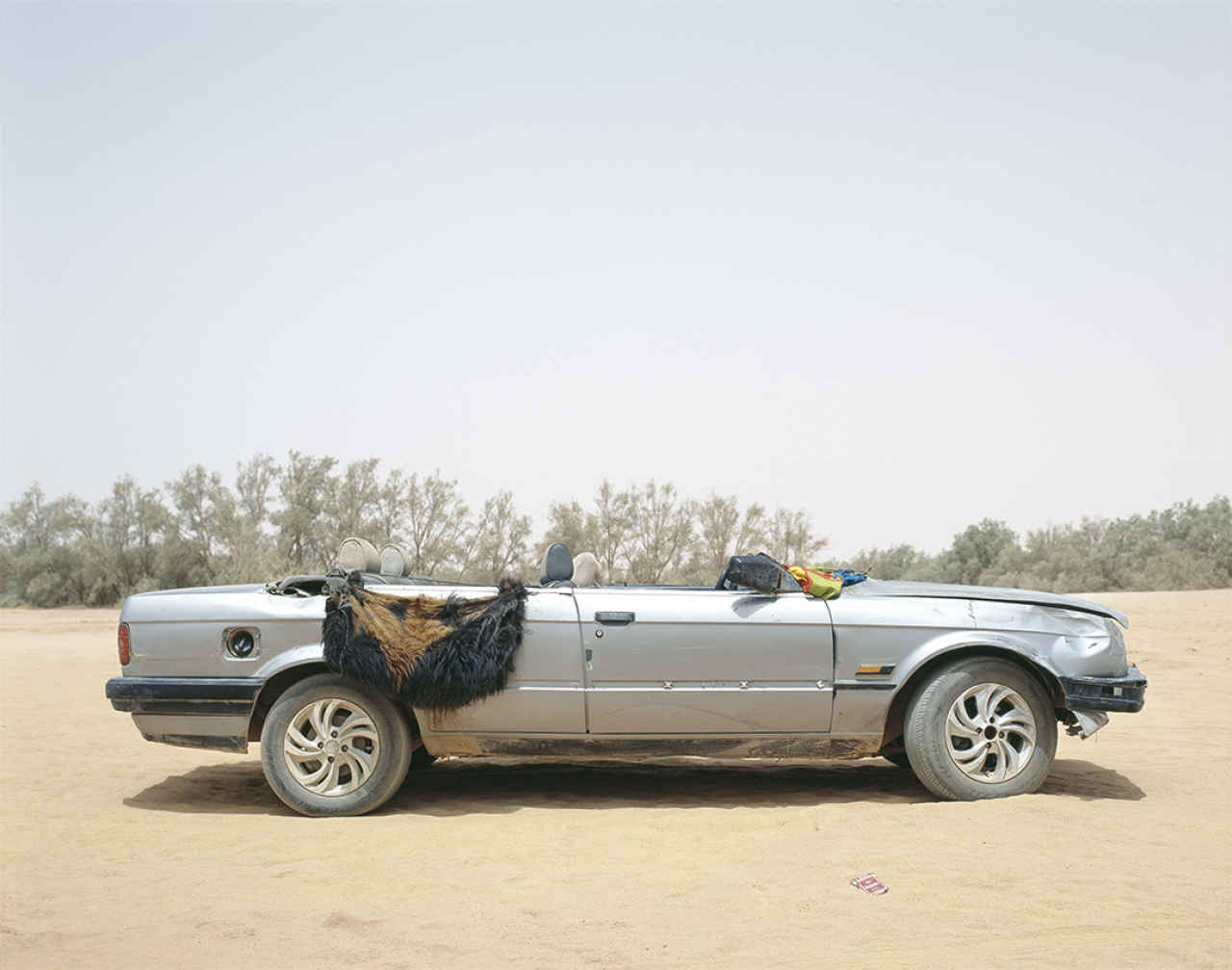 Philippe Dudouit, Ubari, Southern Libya 2, 2015. Tuareg tribal militia group vehicle. From the series,'THE DYNAMICS OF DUST' - The South Edition